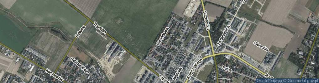 Zdjęcie satelitarne Bławatkowa ul.